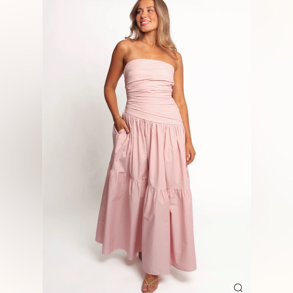 Petal & Pup Pink Strapless Dress